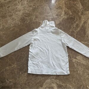 Lands' End Classic White Turtleneck